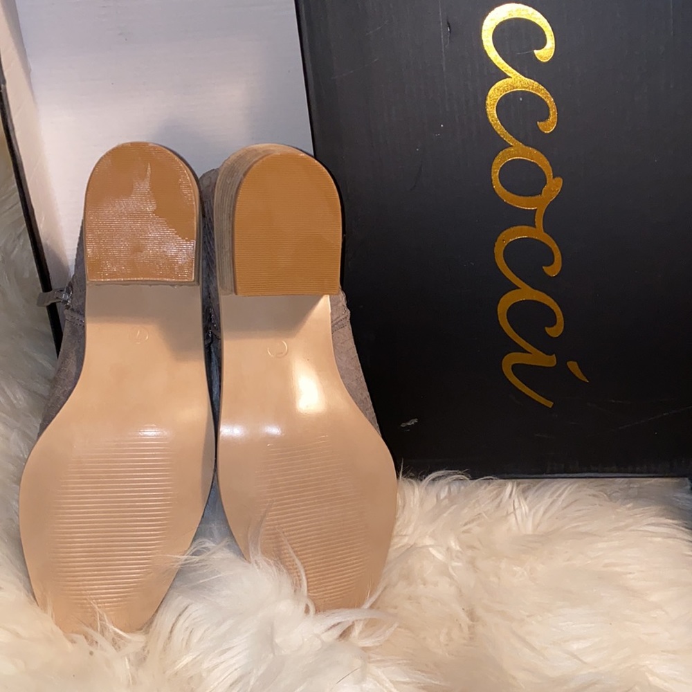 Ccocci Grey Snake Pattern Suede New - image 4